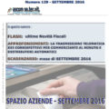 SPAZIO AZIENDE N. 129 - SETTEMBRE 2016