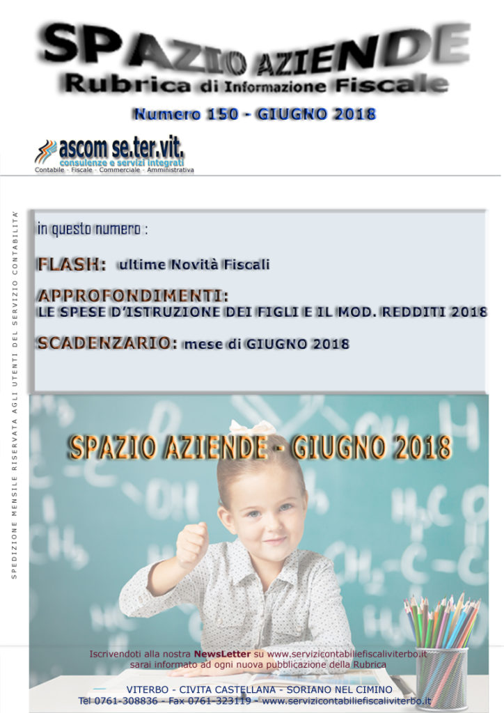 LE SPESE ISTRUZIONE DEI FIGLI